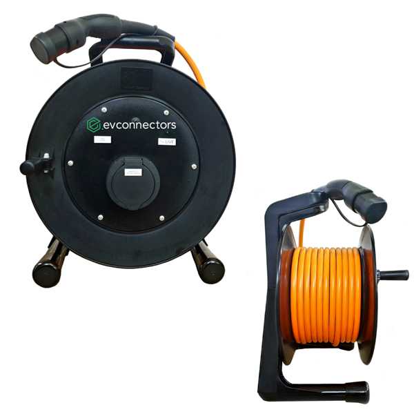 Type 2 EV Charging Station Extension Reel | up to 22kw