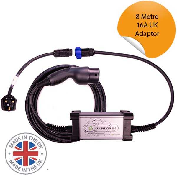 Type 2 | 16A UK Mobile Charging Cable | 8 Metre