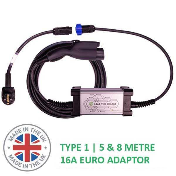 Type 1 | 16A EURO Mobile EV Charging Cable