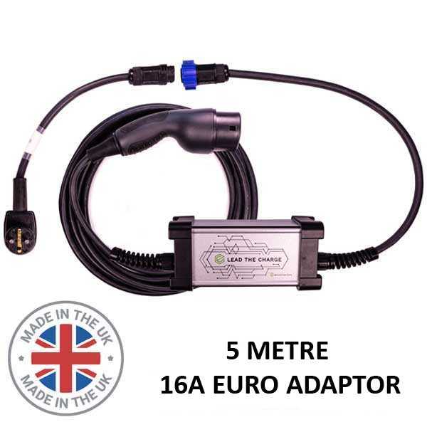 Type 2 | 16A EURO Mobile Charging Cable | 5 Metre