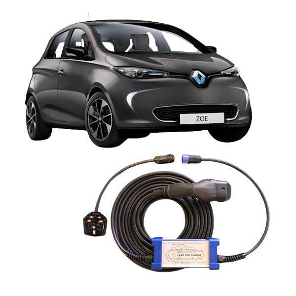 Renault Zoe Portable EV Charging Cable, charger 5m cable UK Plug £158.33 +  VAT