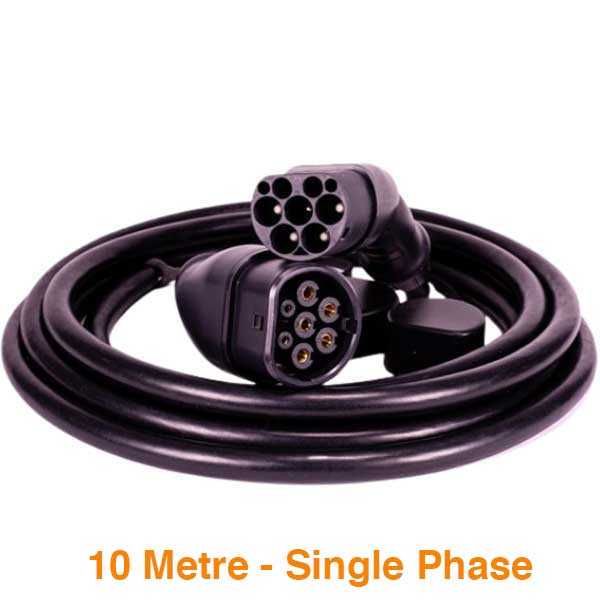 EV CHARGING CABLE | TYPE 2 TO TYPE 2 | 16/32 AMP | 3.6/7.2 KW | 10 METRE